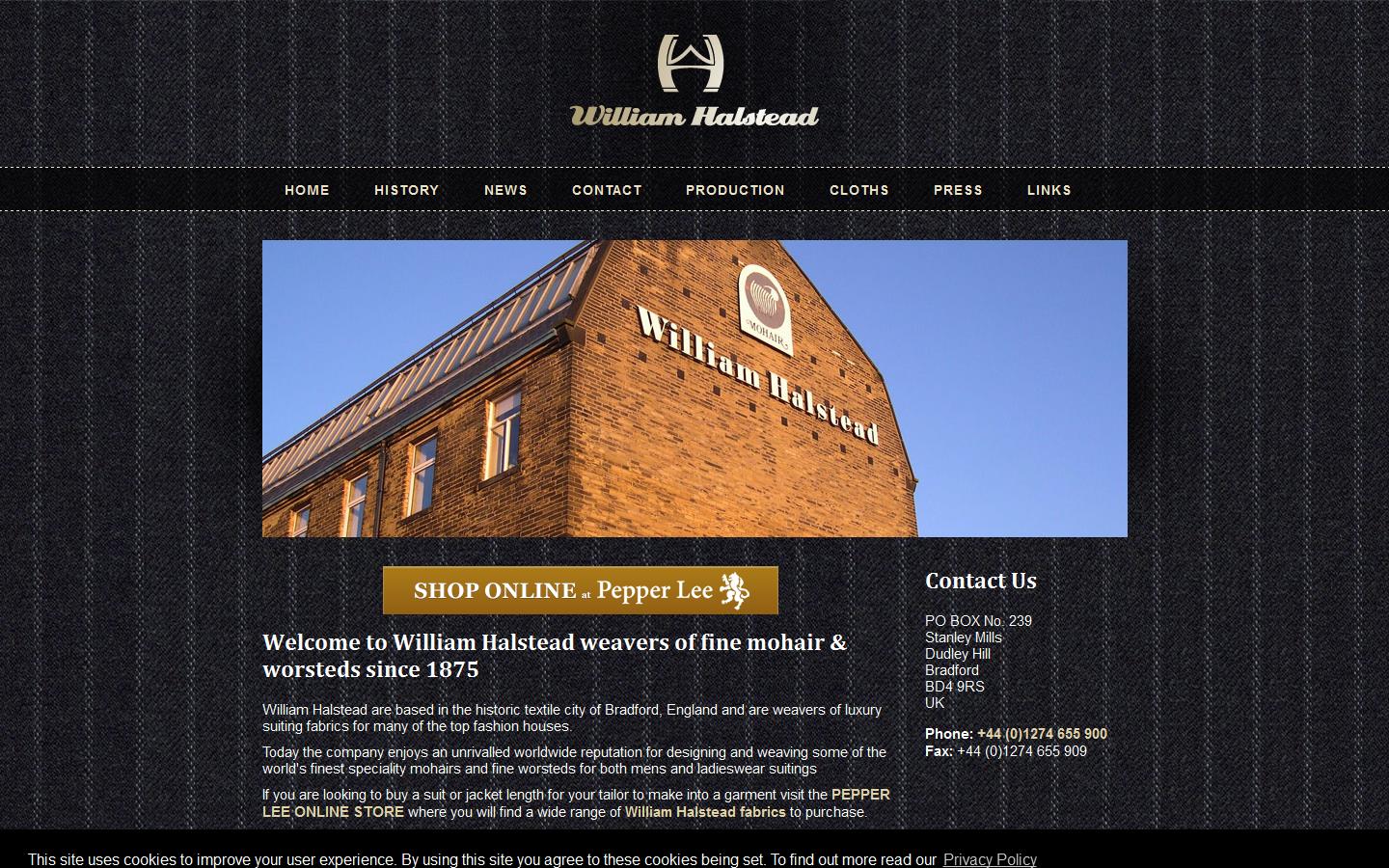 William Halstead Website