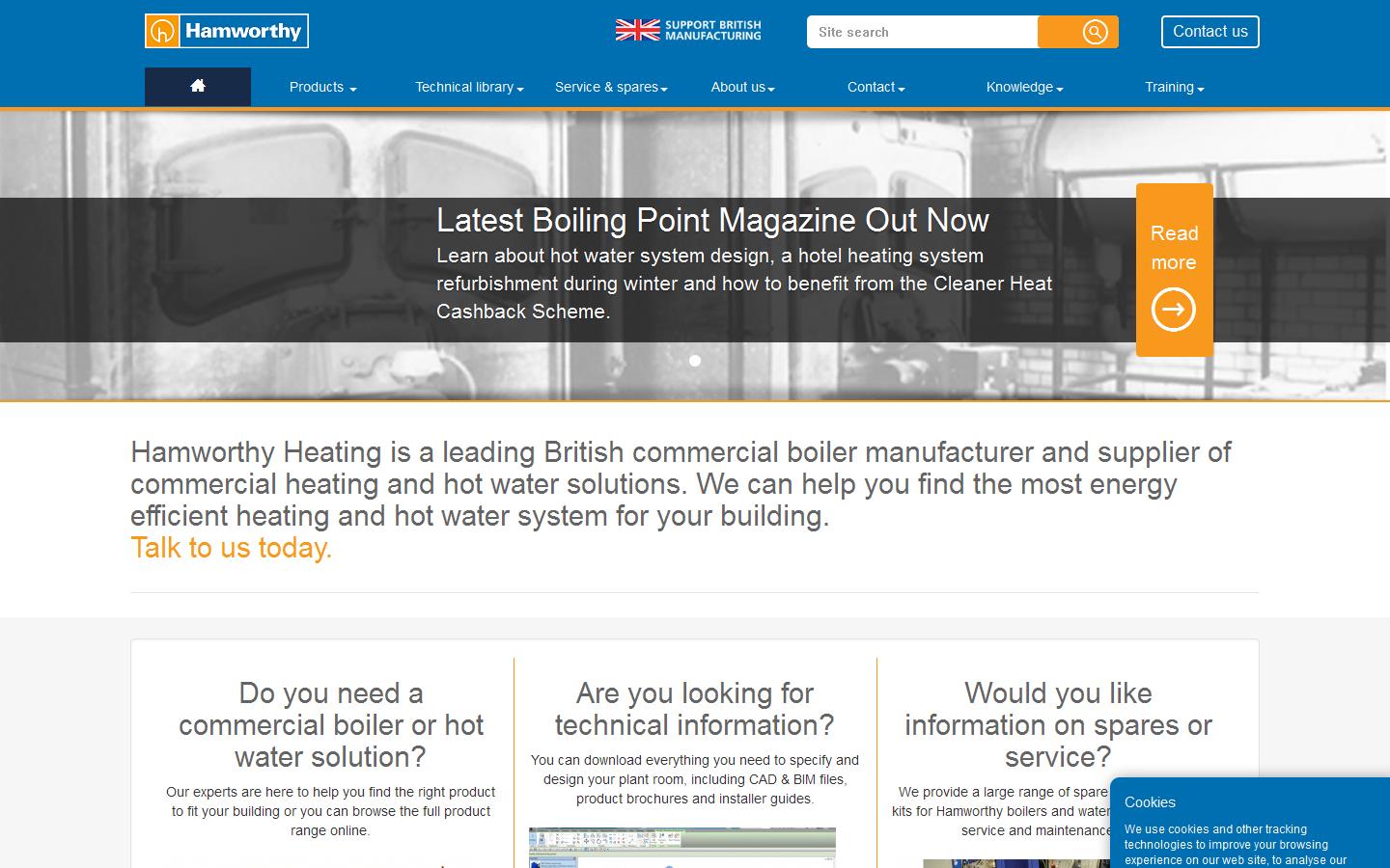 Hamworthy Heating Website