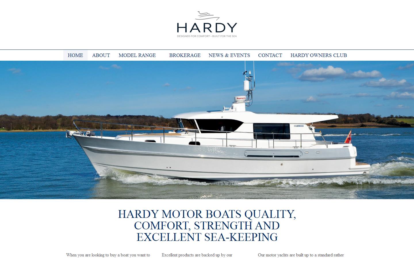 Hardy Marine Website