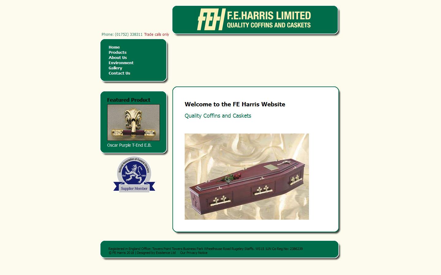 F E Harris Ltd Website