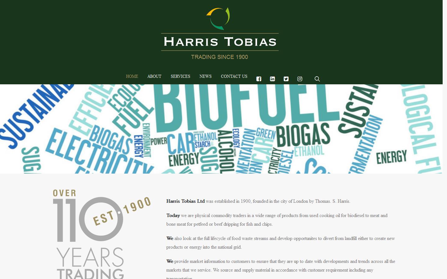 Harris Tobias Website