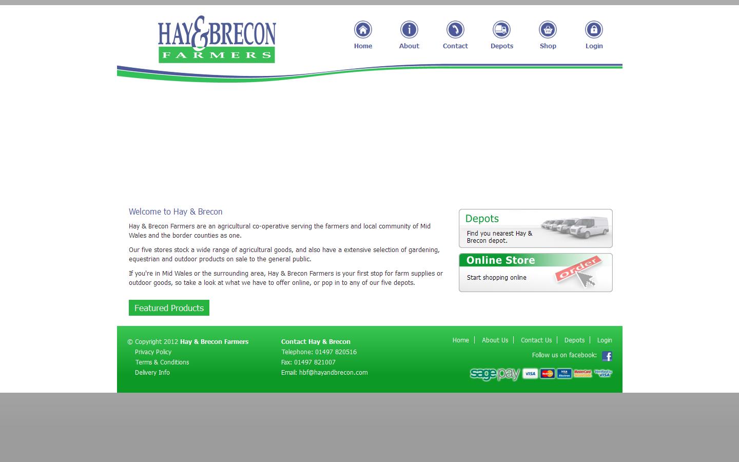 Hay & Brecon Farmers Website