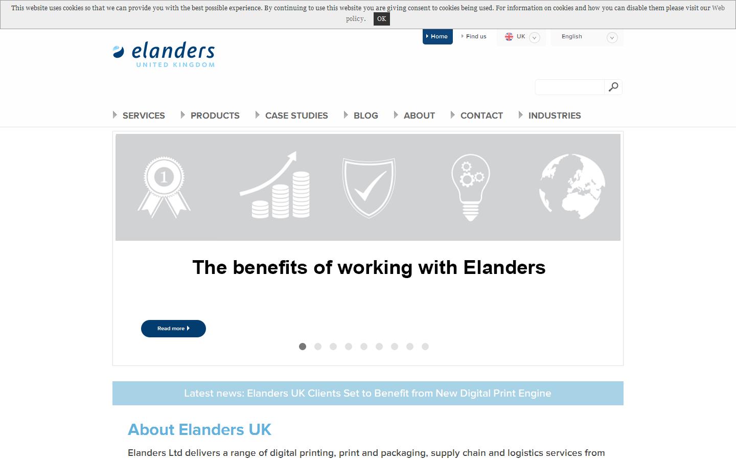 Elanders Website
