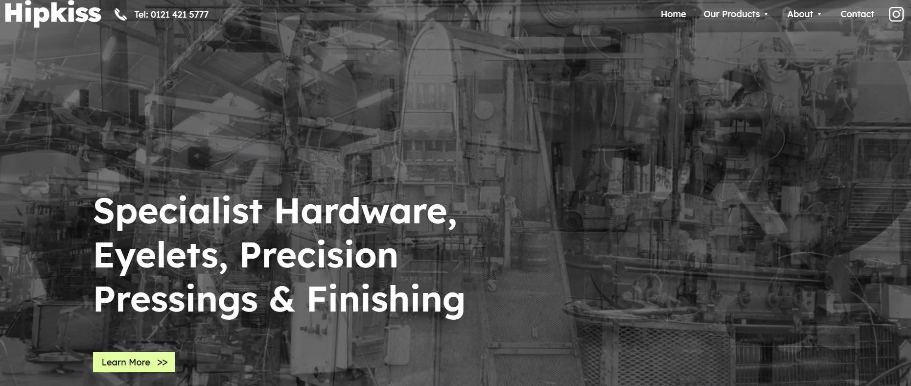 H Hipkiss & Co. Ltd Website