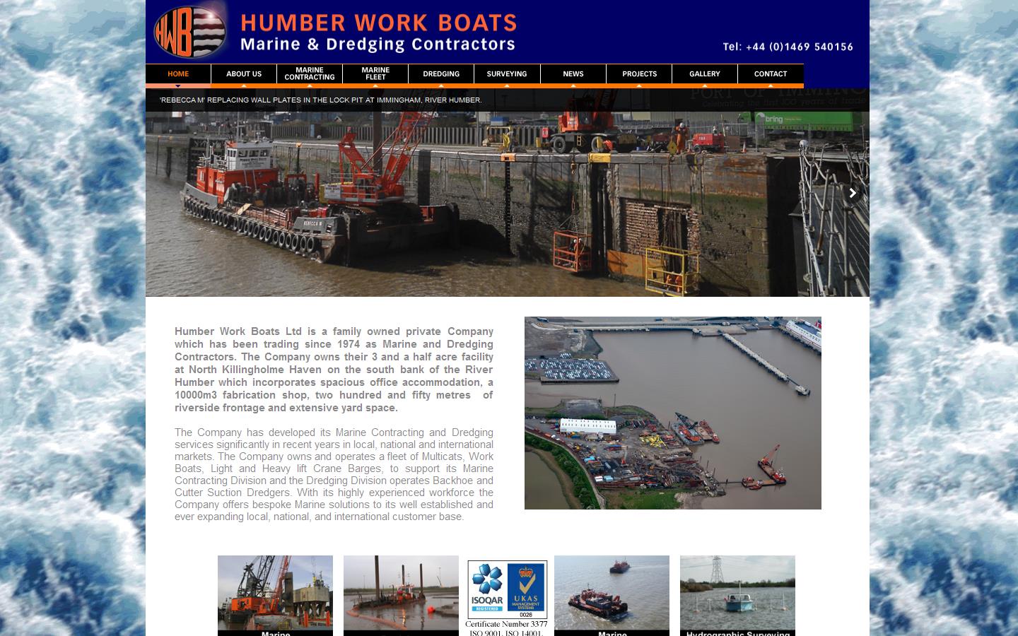 Humber Work Boats Website