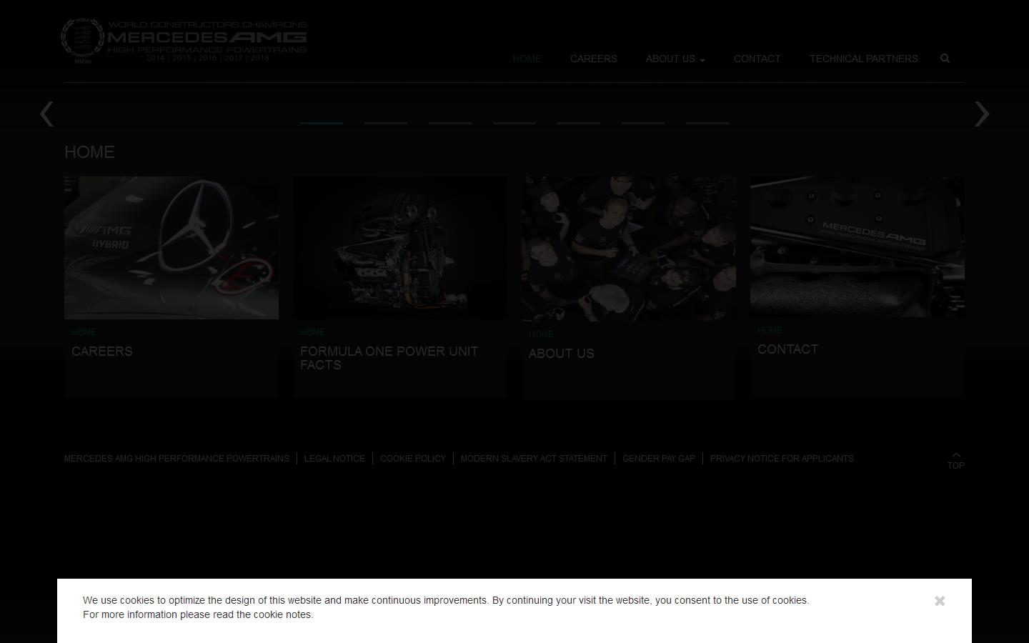 Mercedes a M G High Performance Powertrains Website