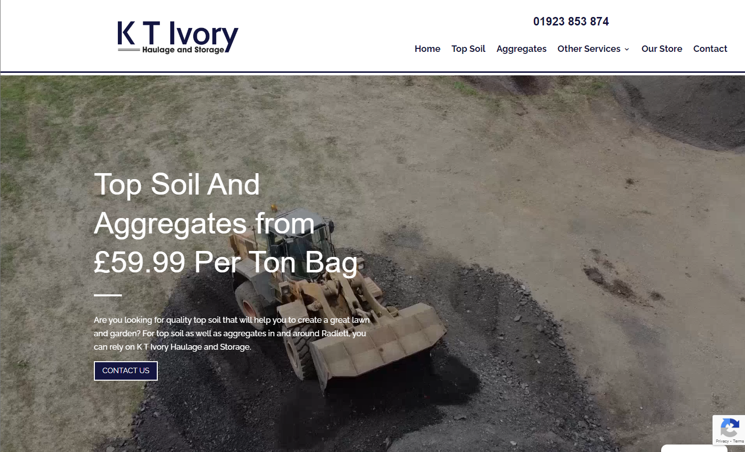 K T Ivory Haulage & Storage Website