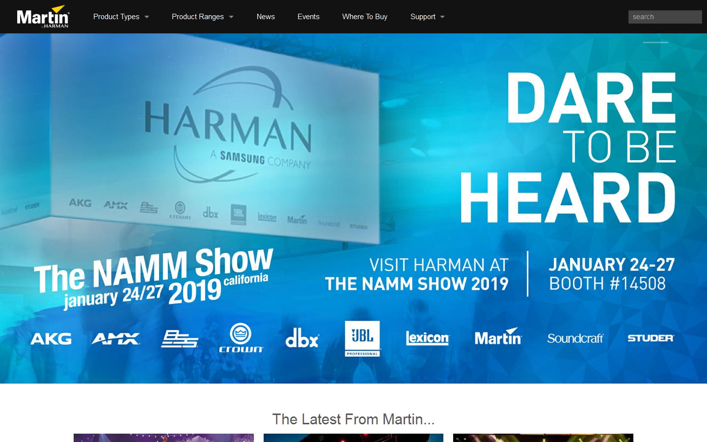 Martin Manufacturing Website