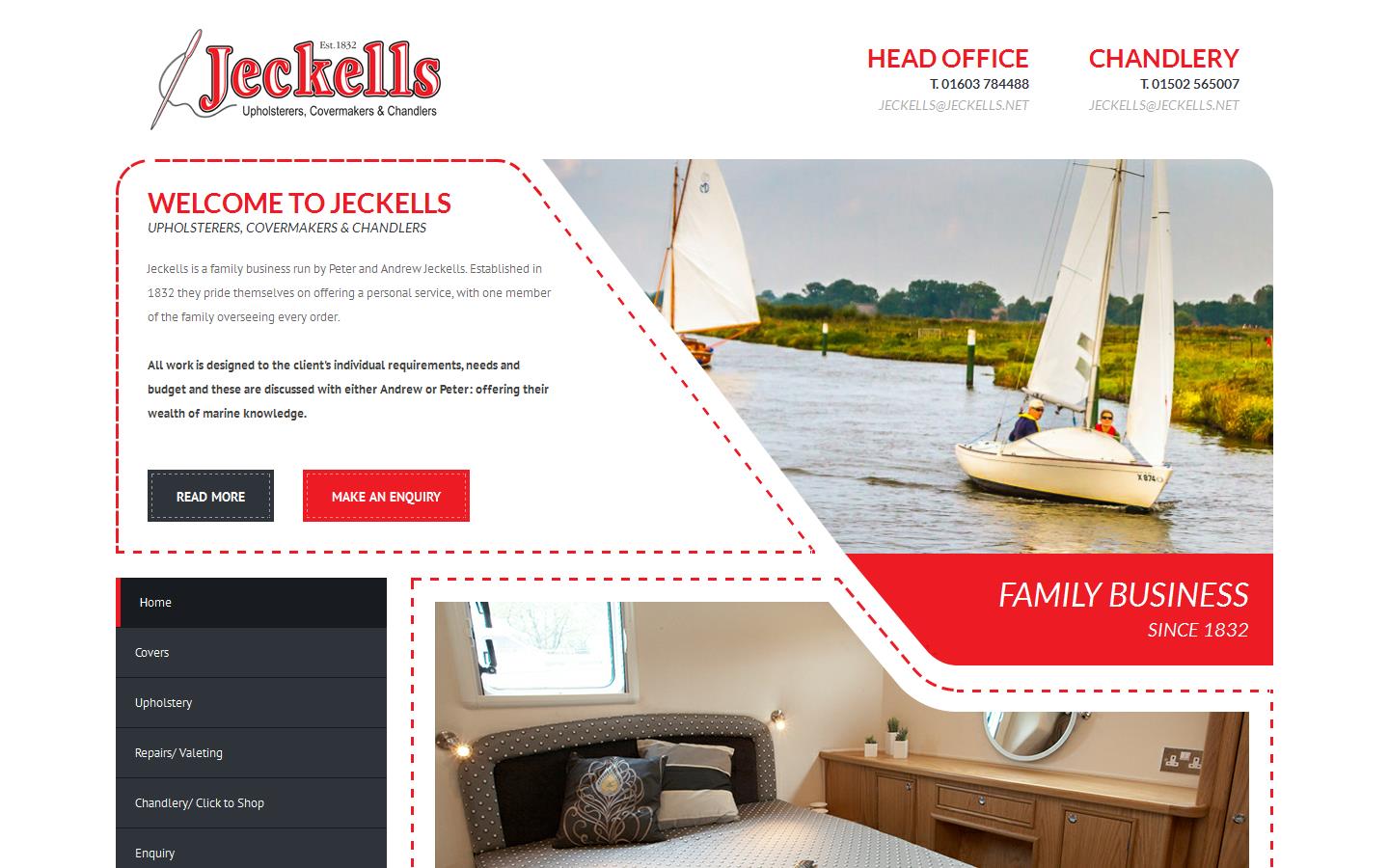Jeckells & Son Ltd Website