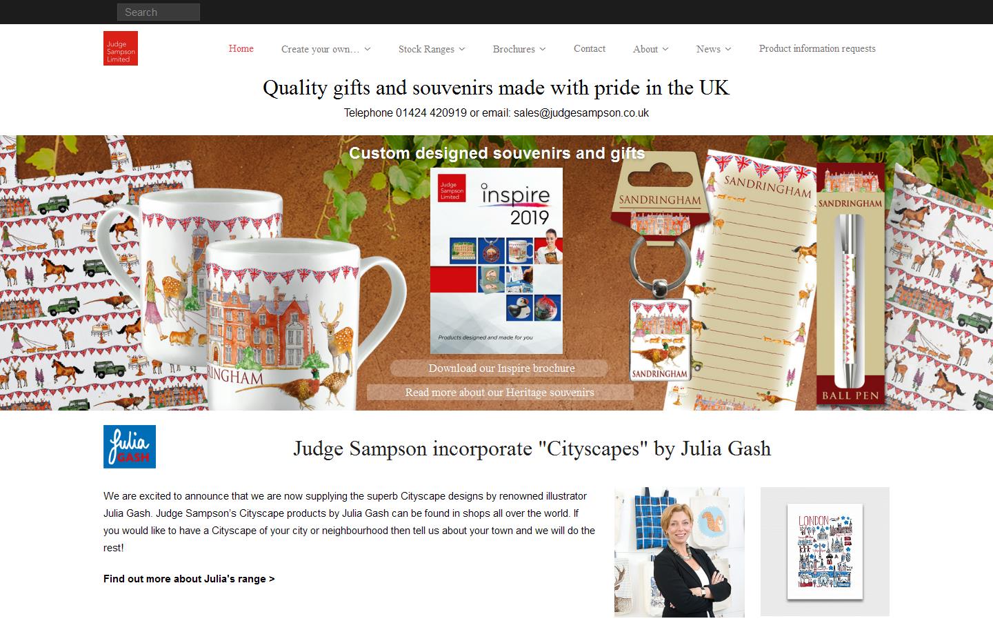 Judge Sampson Ltd Website