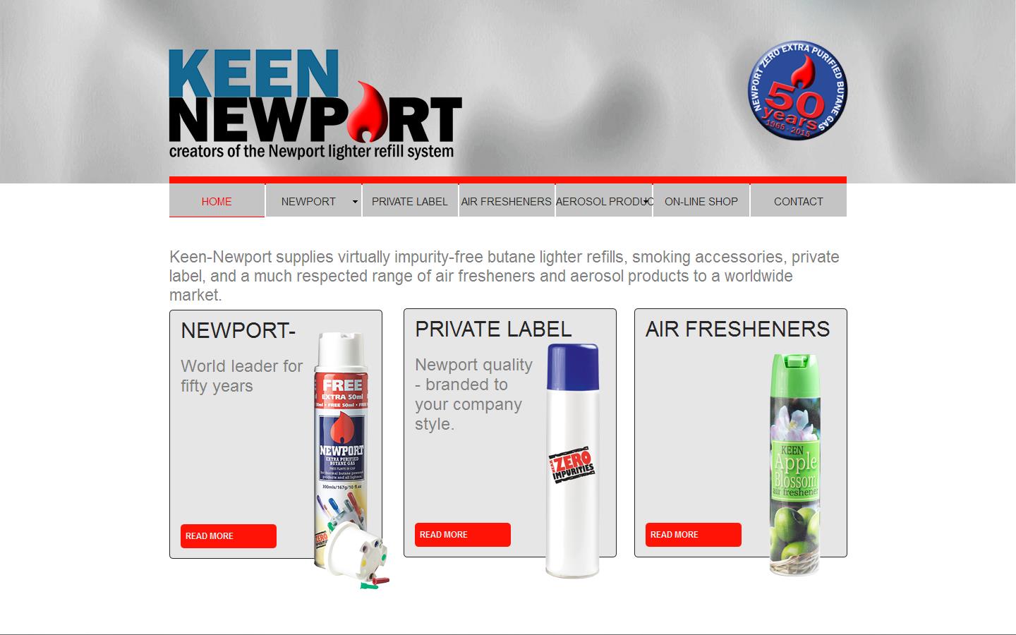 Keen Newport Global Ltd Website