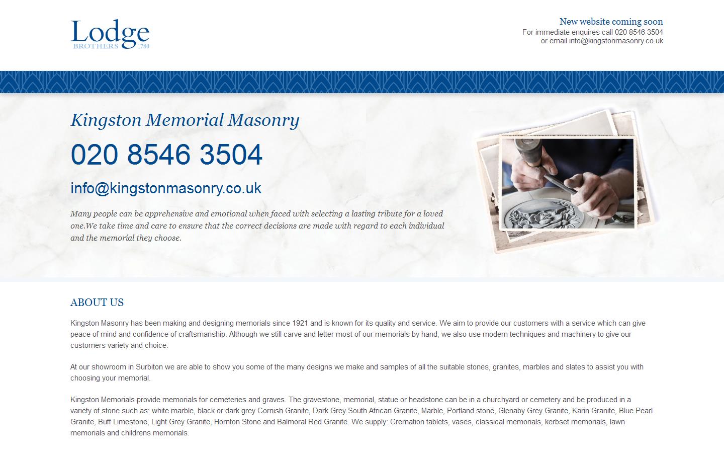 Kingston Masonry Website