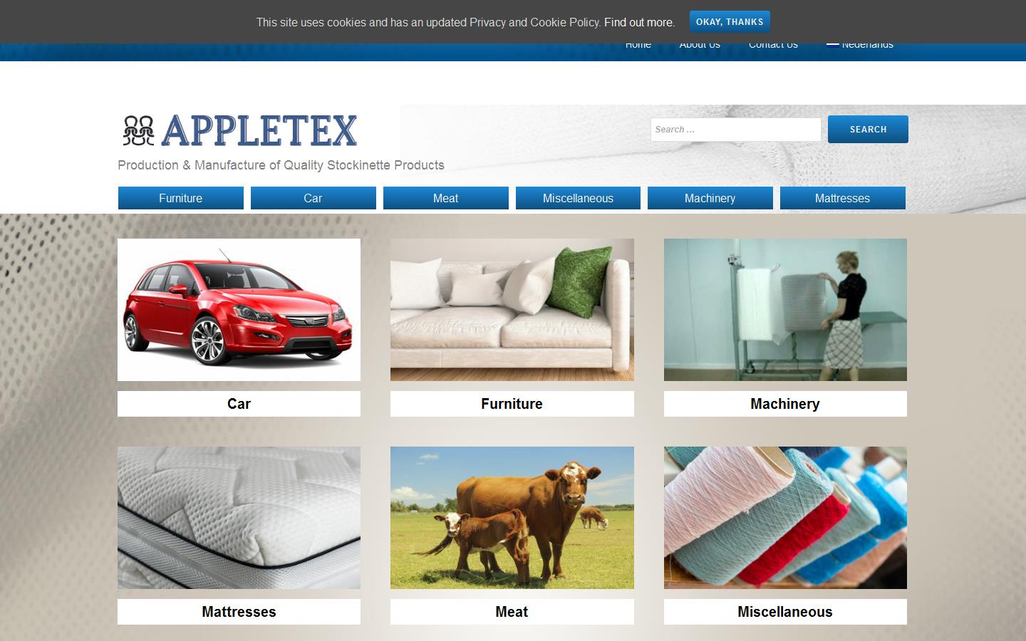 Appletex International Ltd Website
