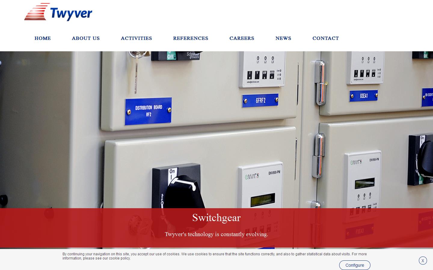 Twyver Switchgear Website