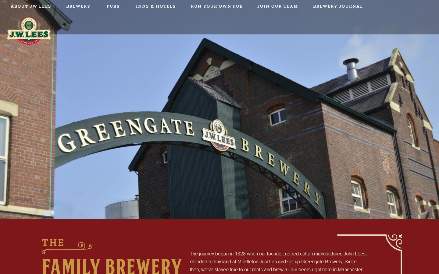Greengate Brewery Website