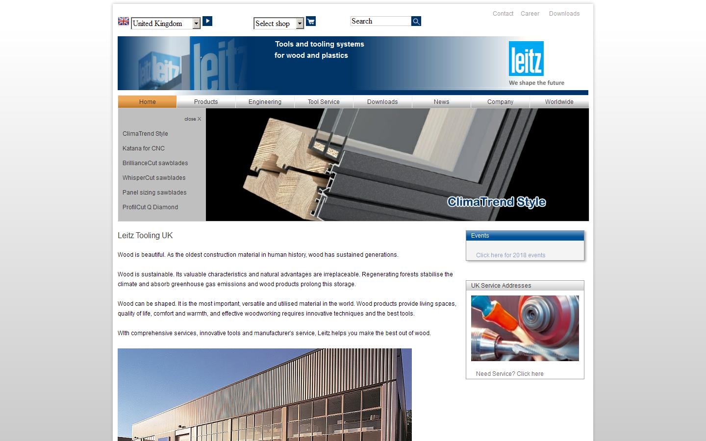 Leitz Tooling UK Ltd Website