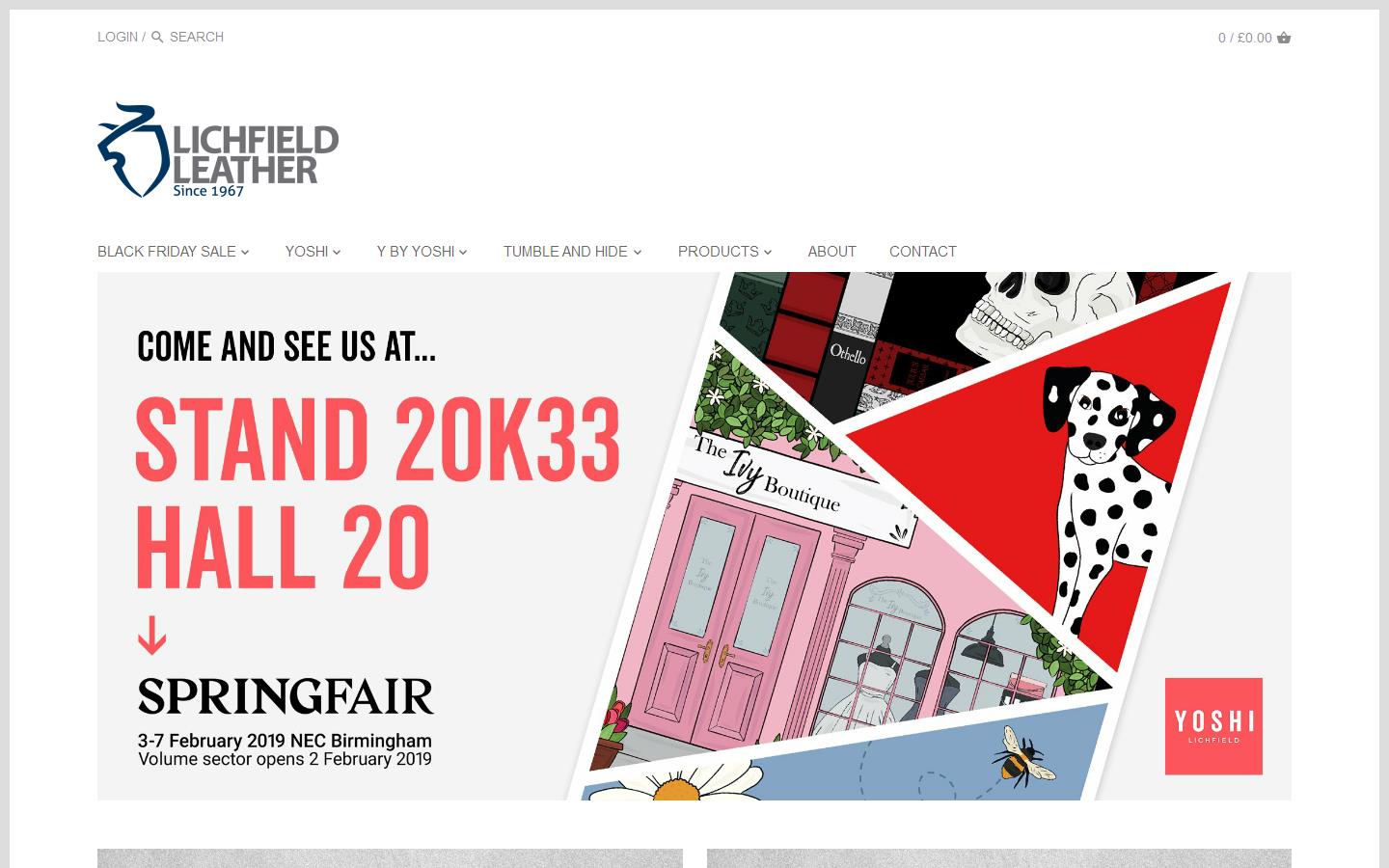 Lichfield Leather Website