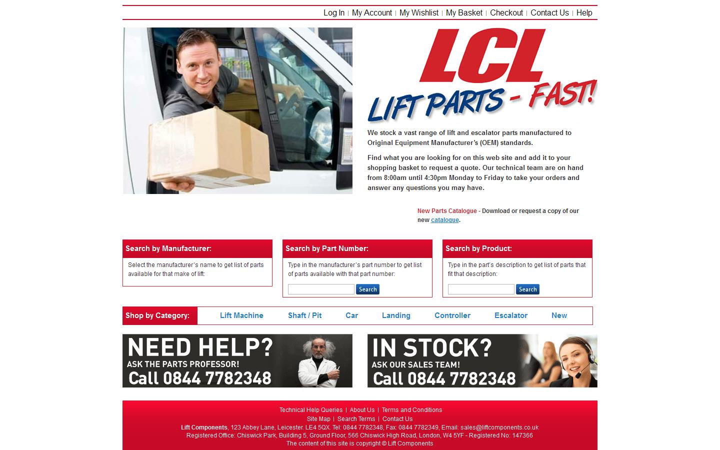 Lift Components Website