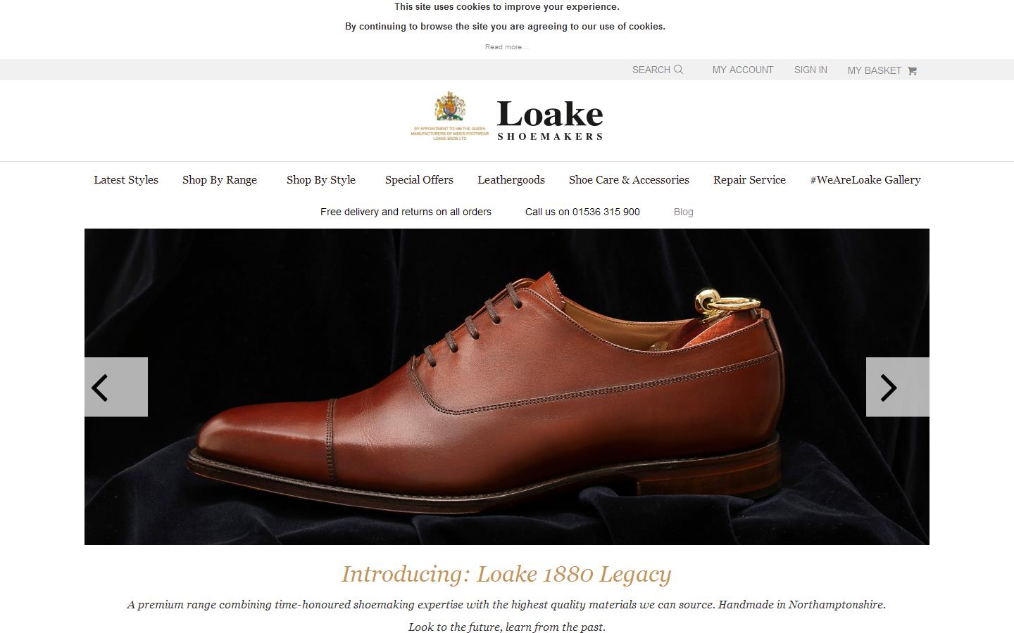 Loake Shoemakers Website