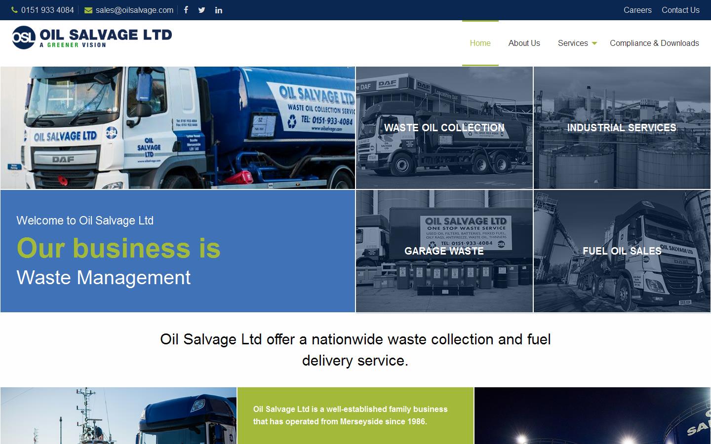 Oil Salvage Ltd Website