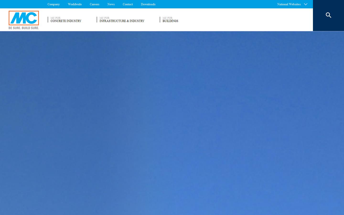 M C Building Chemicals Website