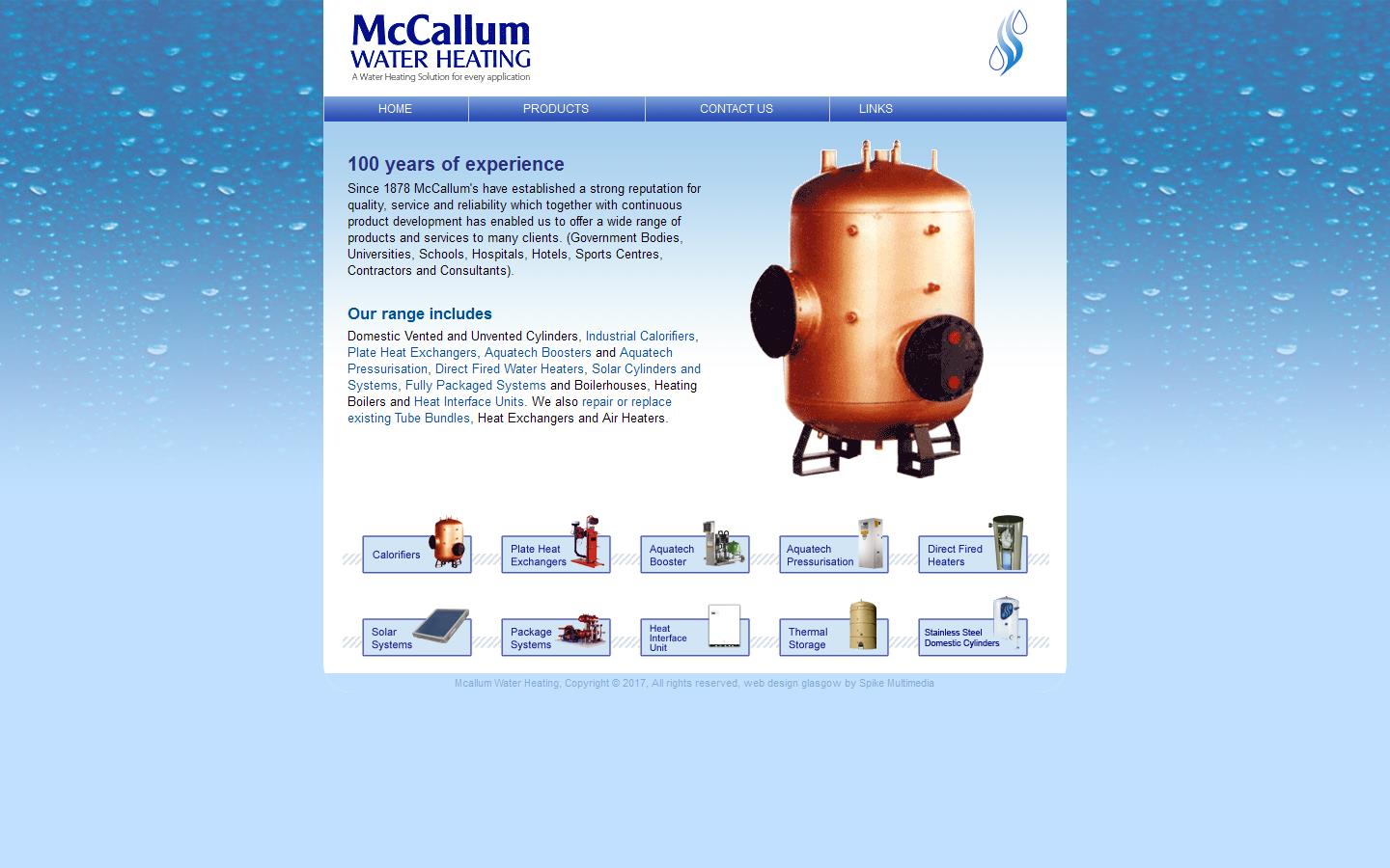McCallum Water Heating Website