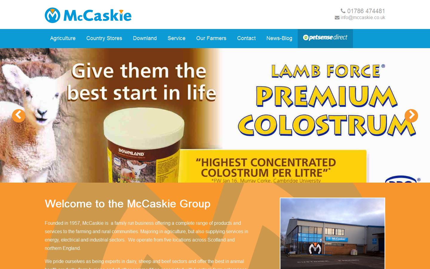 McCaskie Farm Supplies Ltd Website