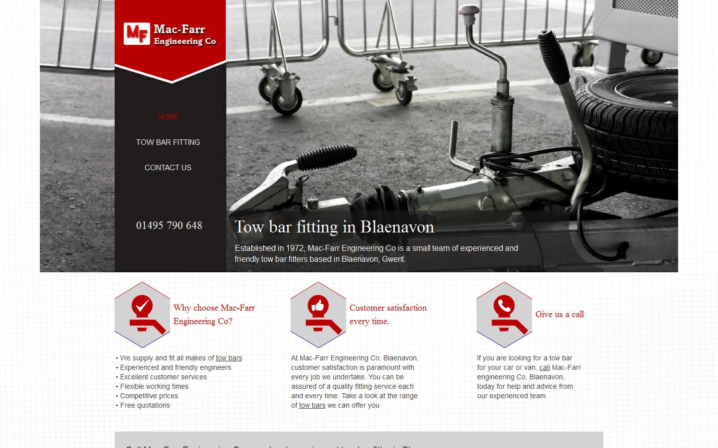 Mac- Farr Engineering Co. Ltd Website
