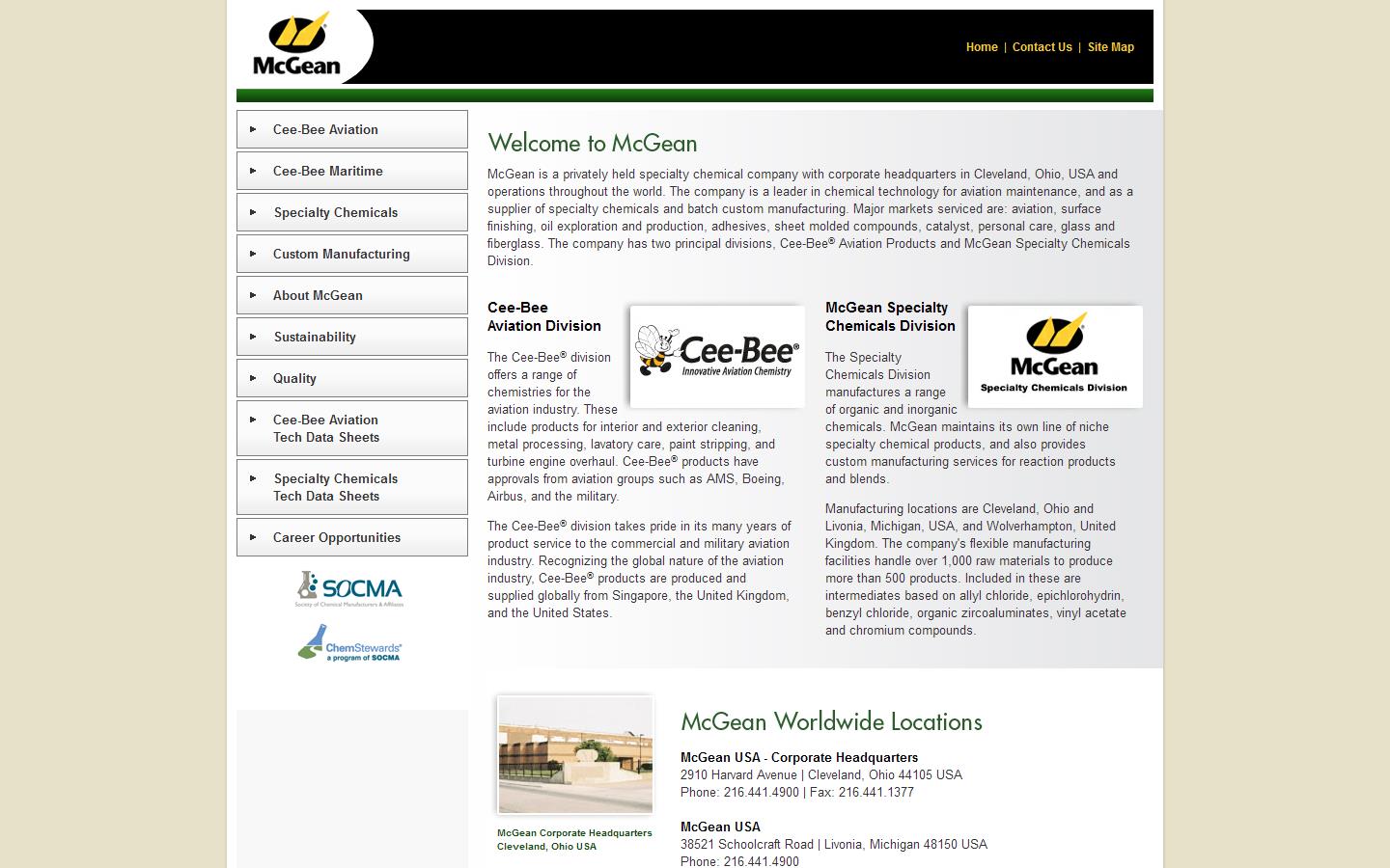 McGean Website