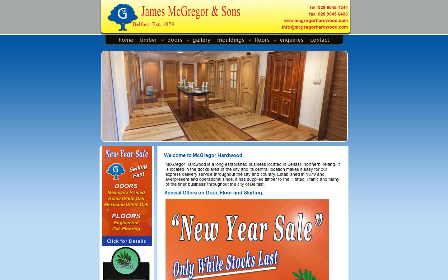 James McGregor & Sons Website