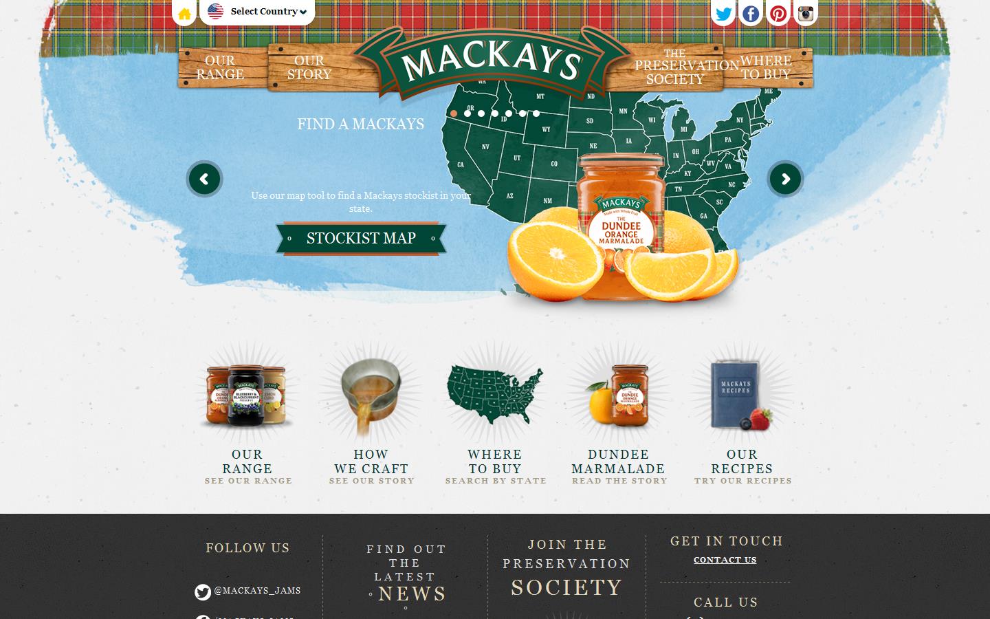 Mackays Website