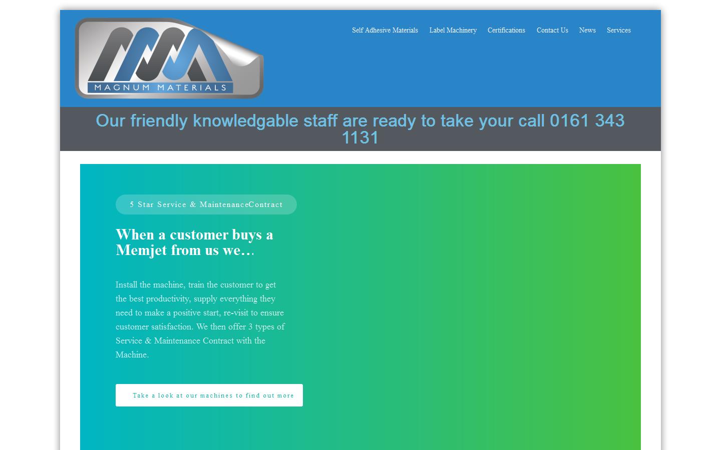 Magnum Materials Ltd Website