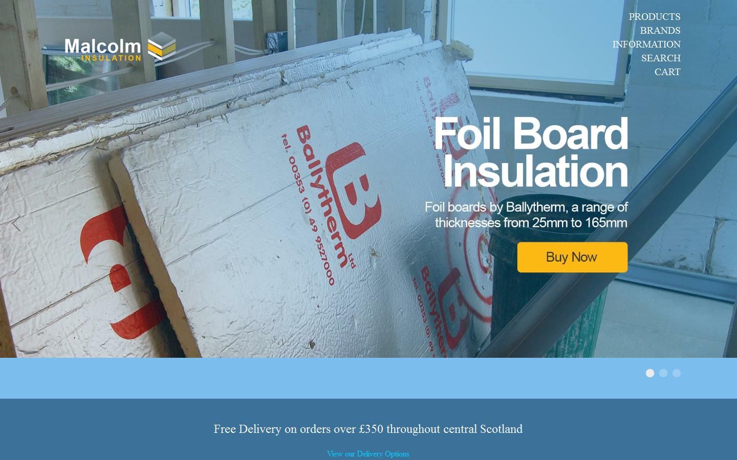 Malcolm Insulation Website