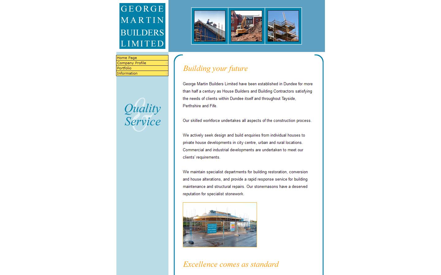 George Martin Builders Ltd Website