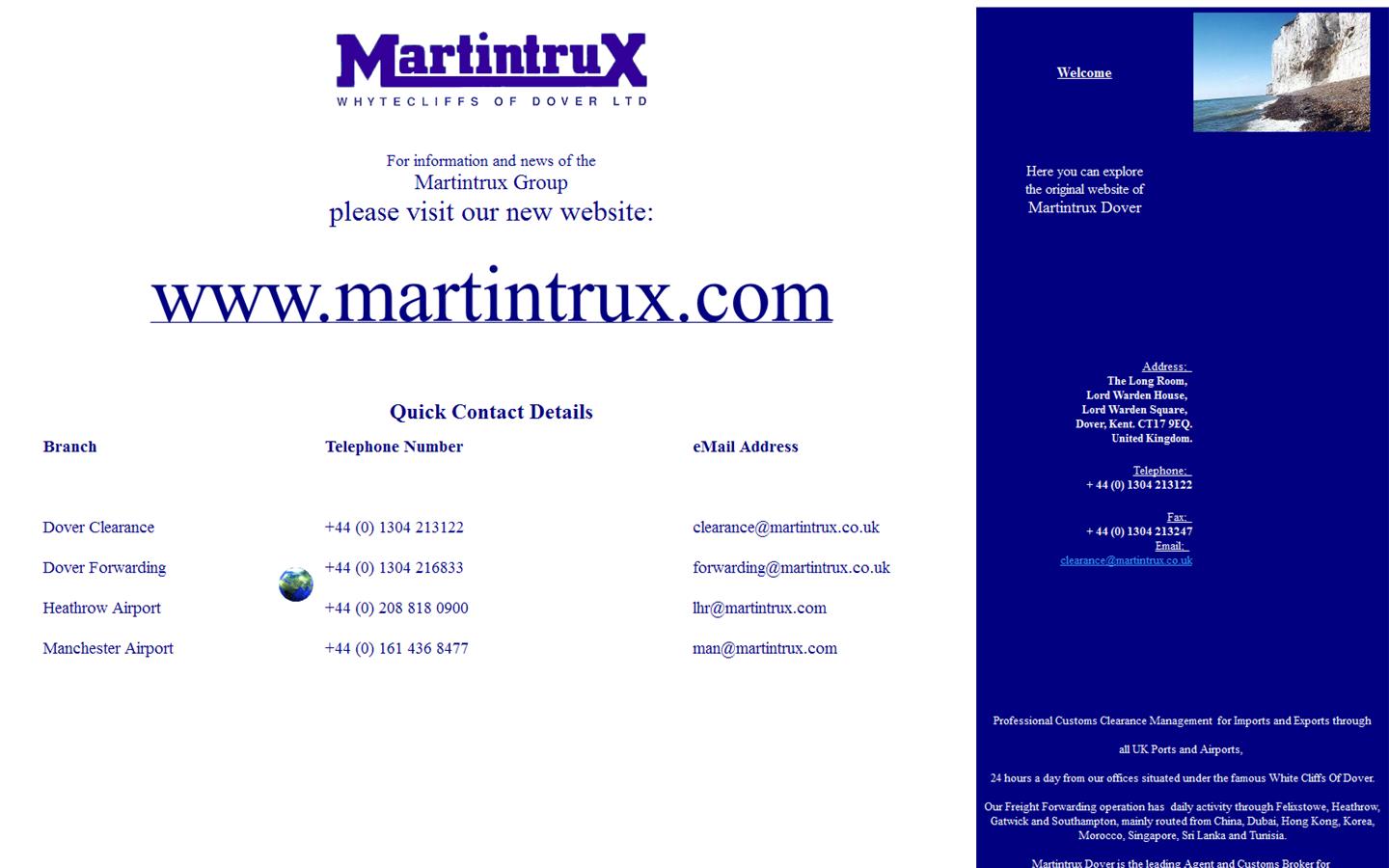 Martintrux Group Website