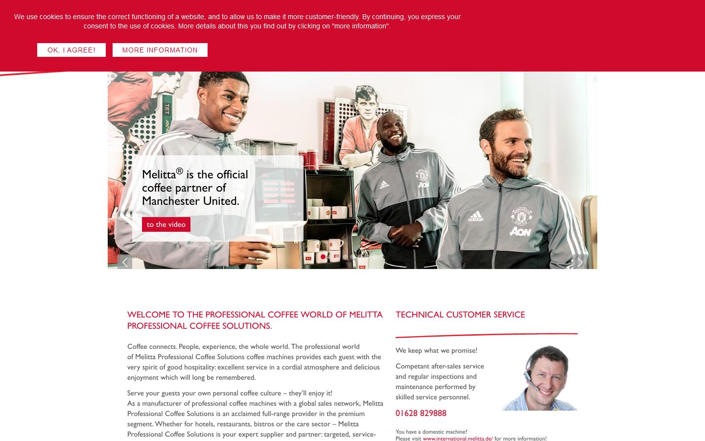 Melitta Professional Website
