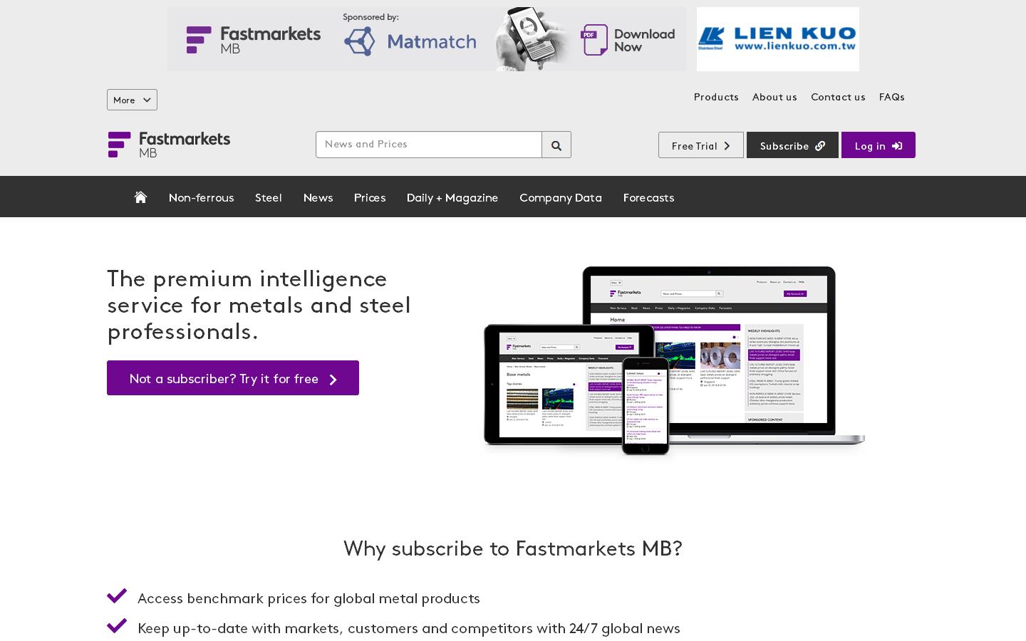 Metal Bulletin Website