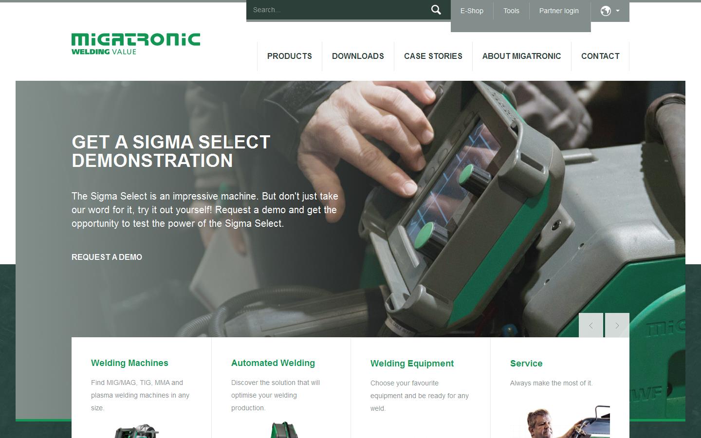 Migatronic Website