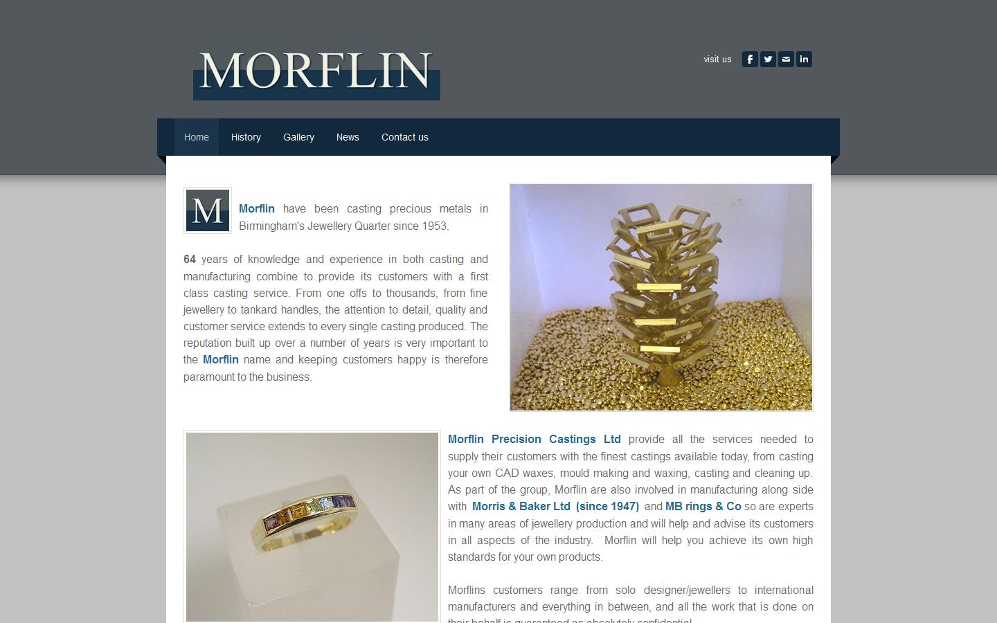 Morflin Group Website