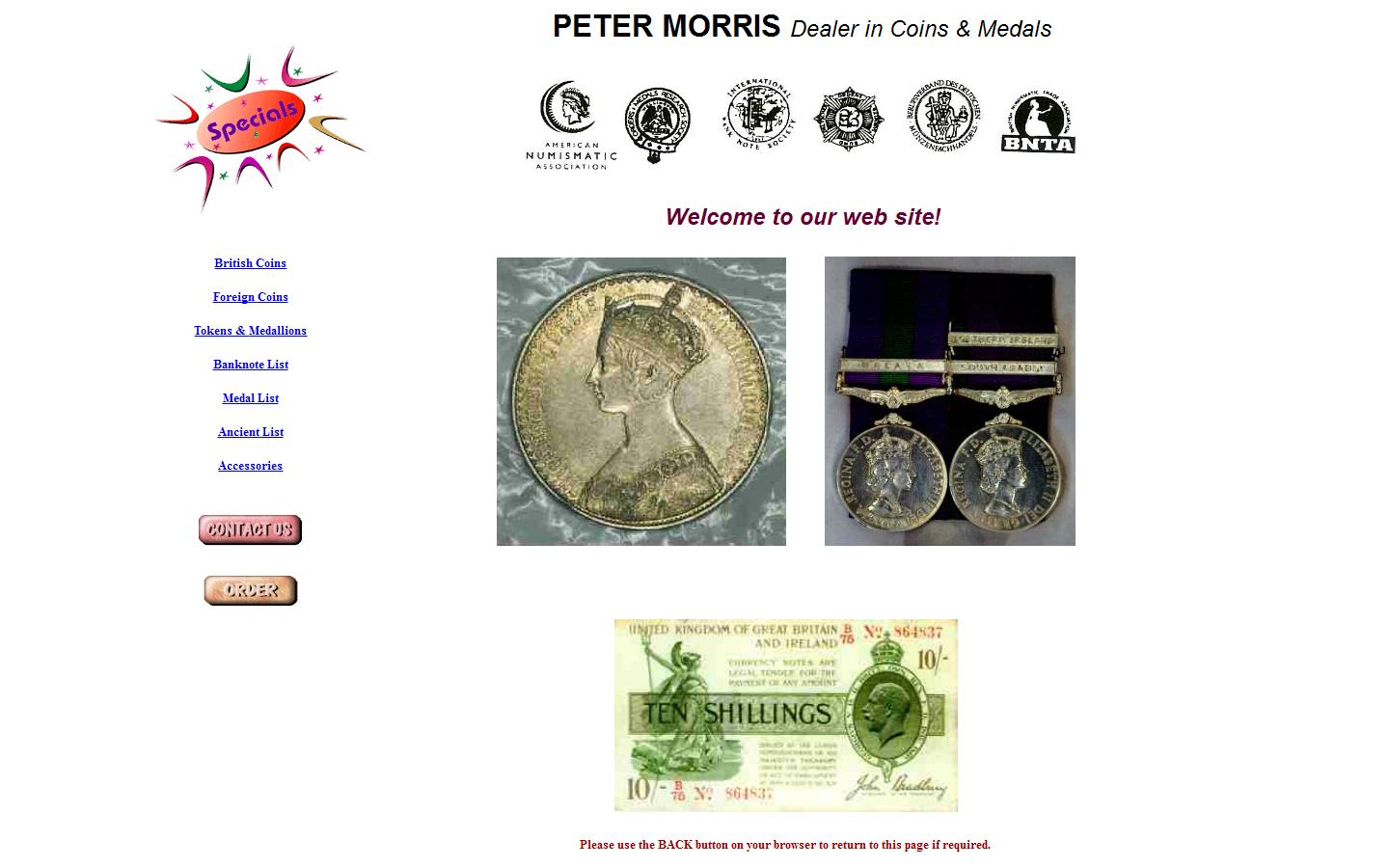 Peter Morris Steel Services Ltd Website