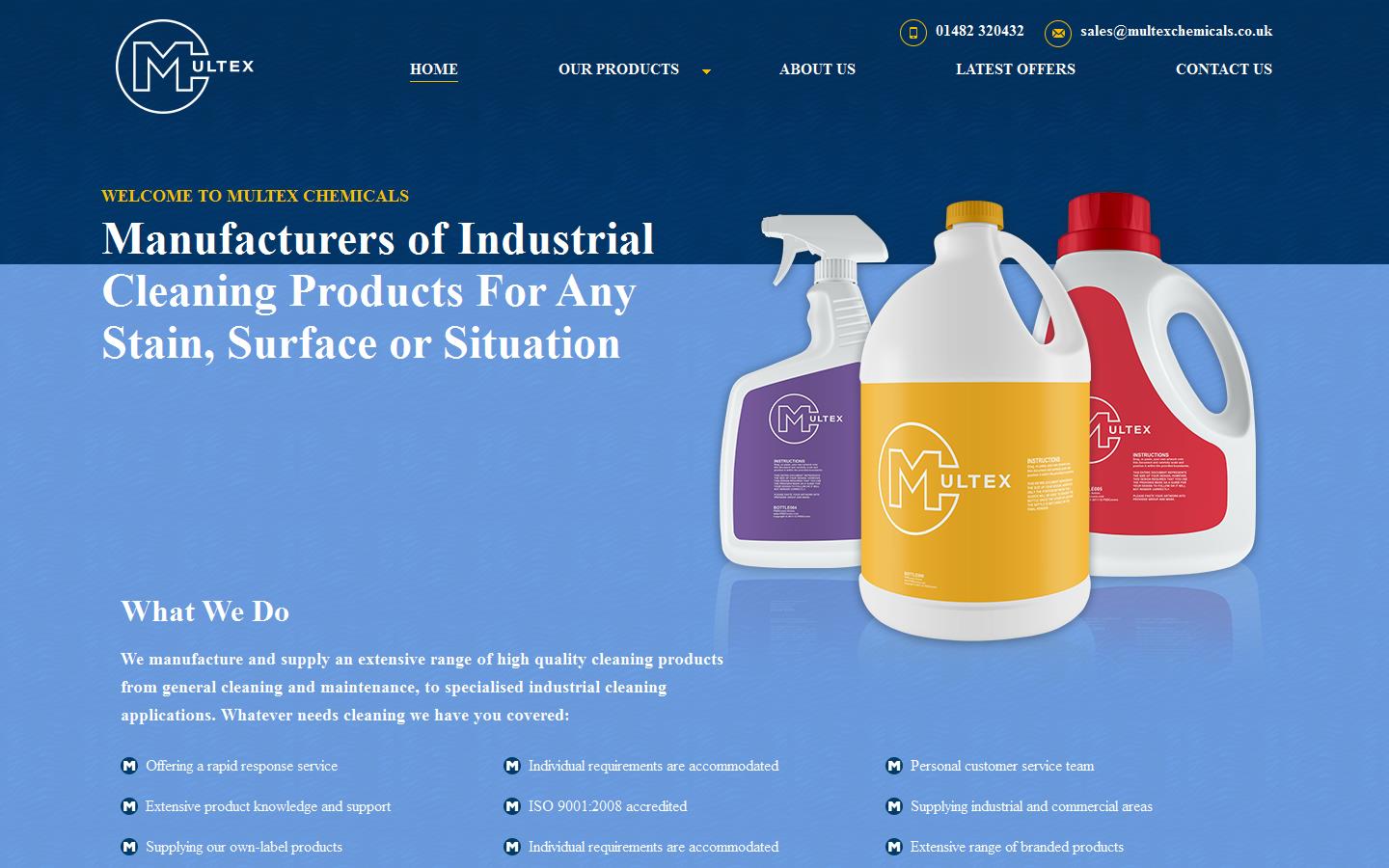 Multex Chemicals Website