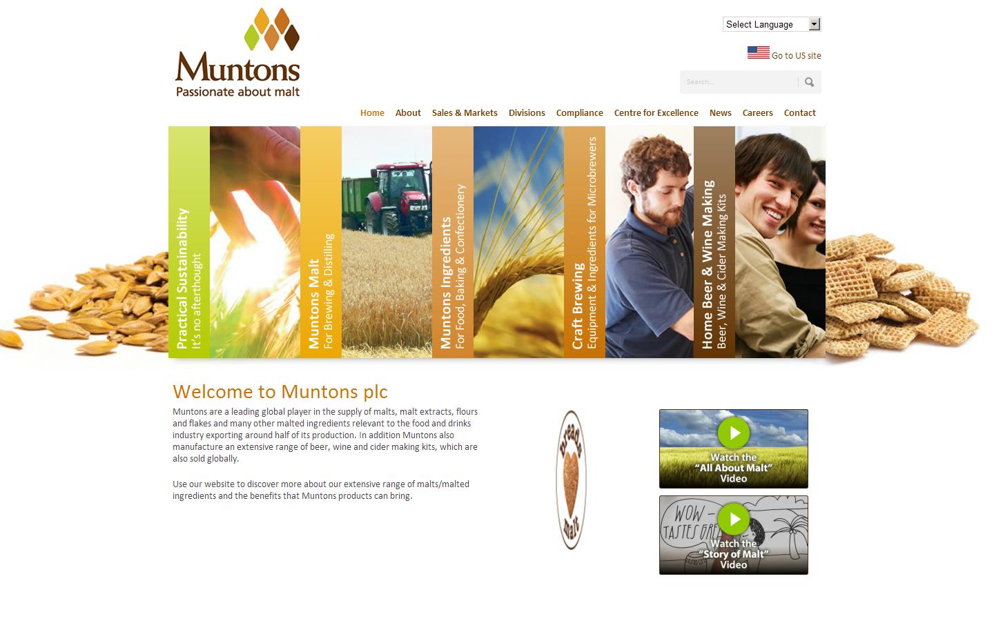 Muntons Website