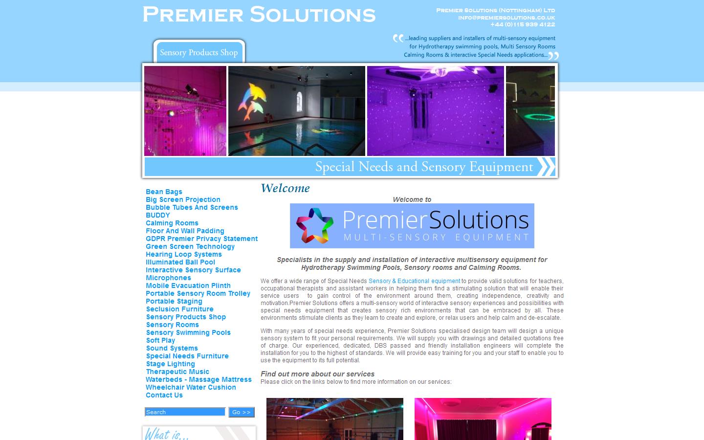 Premier Solutions Nottingham Website