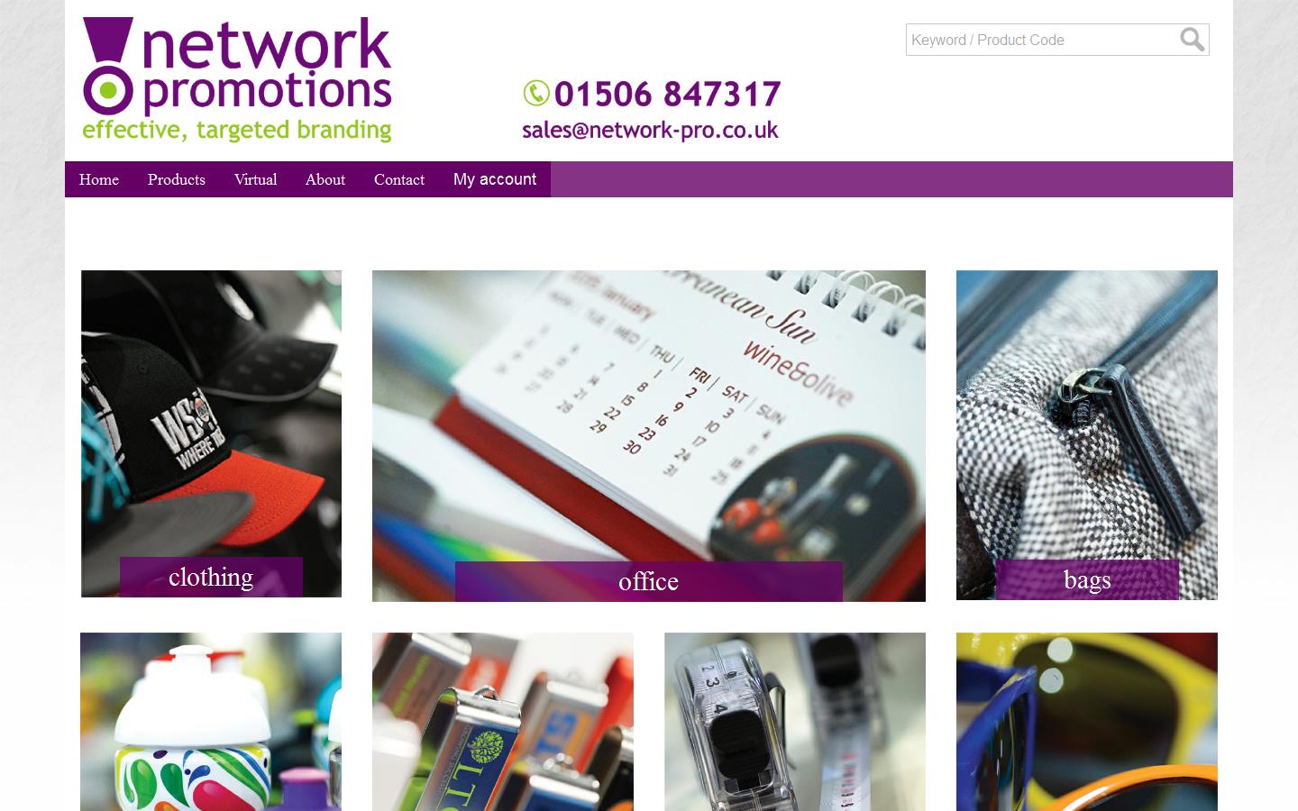 Network Promotions Website