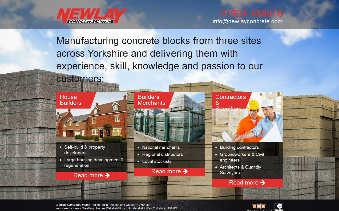Newlay Concrete Ltd Website
