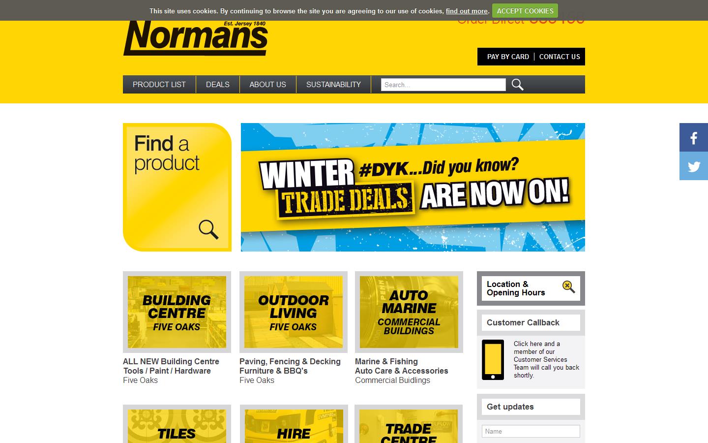 Normans Website
