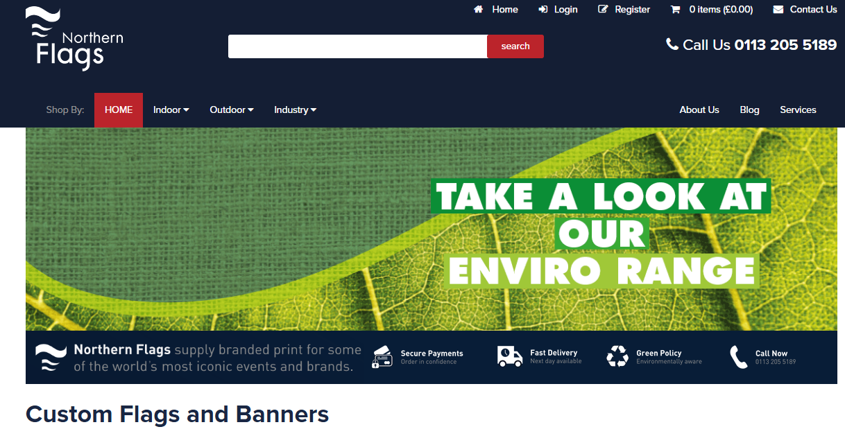 Northern Flags Website