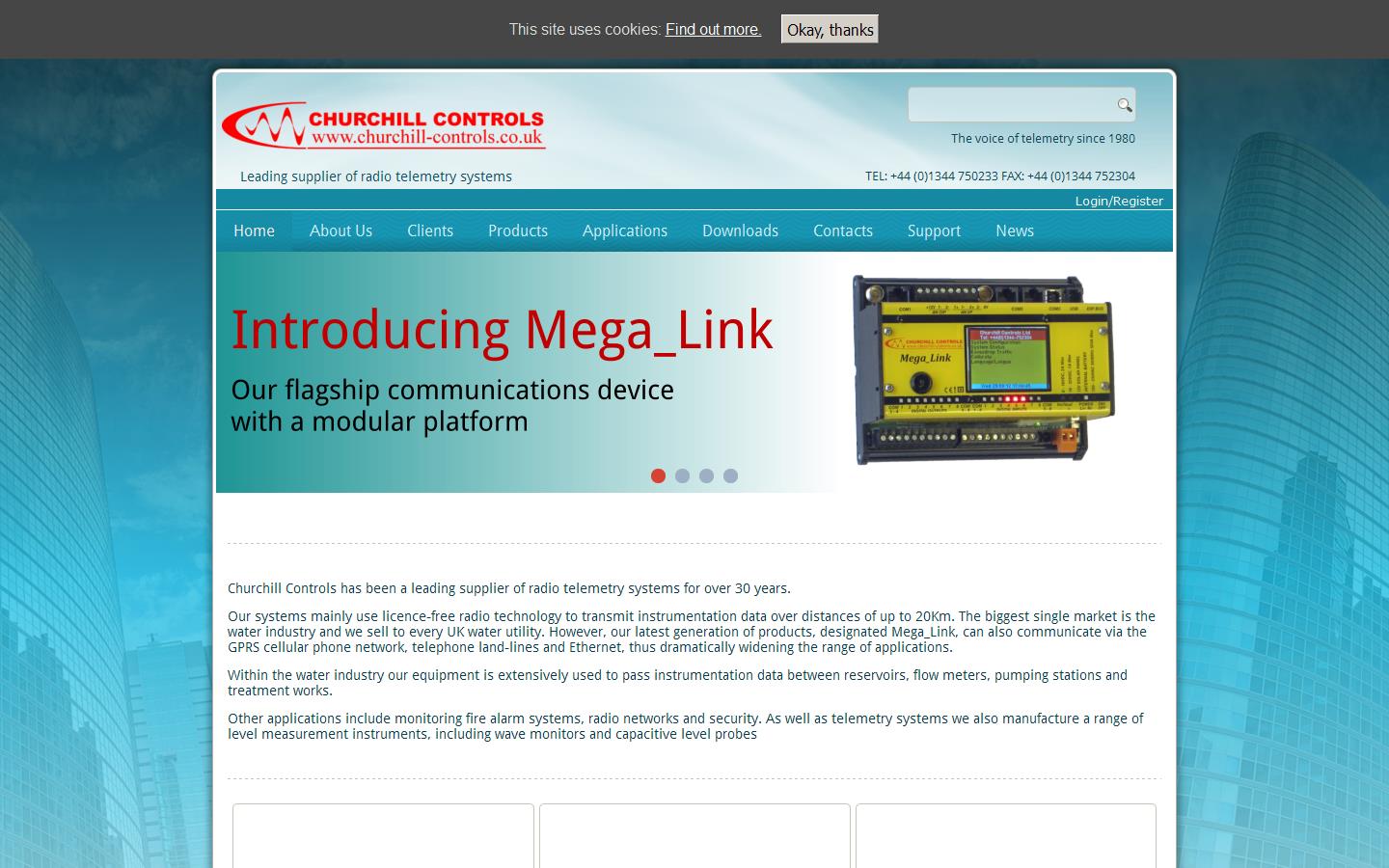 Churchill Controls Ltd Website