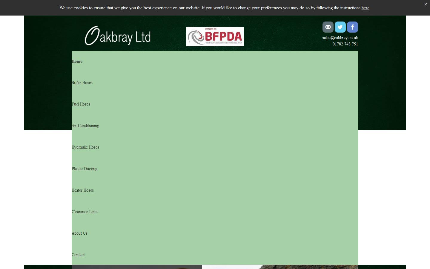 Oakbray Ltd Website