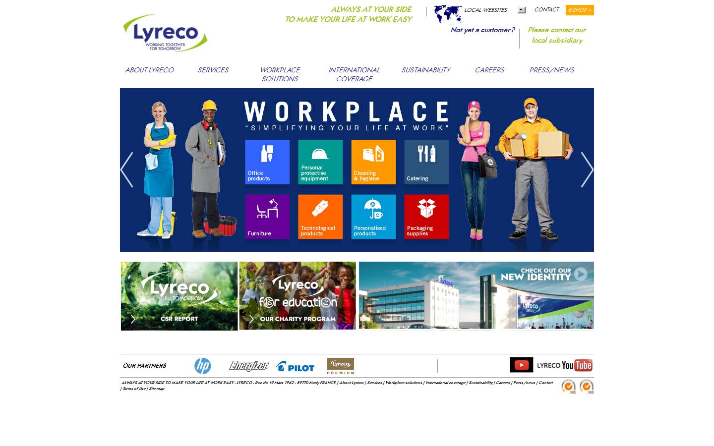 Lyreco Website